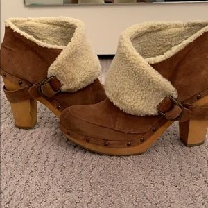 Nine West clog booties